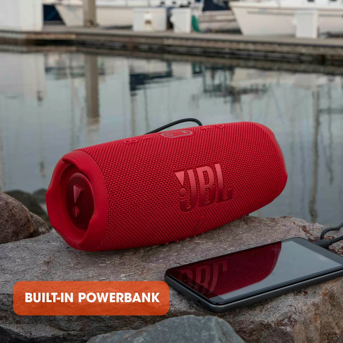 JBL Charge 5 Portable Bluetooth Waterproof Speaker